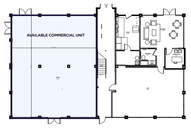 1105 Broadway Avenue, Seaside, CA à louer Plan d’étage– Image 1 sur 1