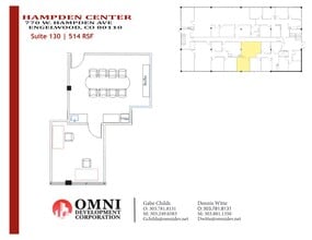 750 W Hampden Ave, Englewood, CO à louer Plan de site– Image 1 sur 1