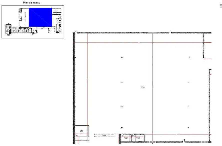 Industriel/Logistique dans Rouen à louer - Plan d’étage – Image 3 sur 4