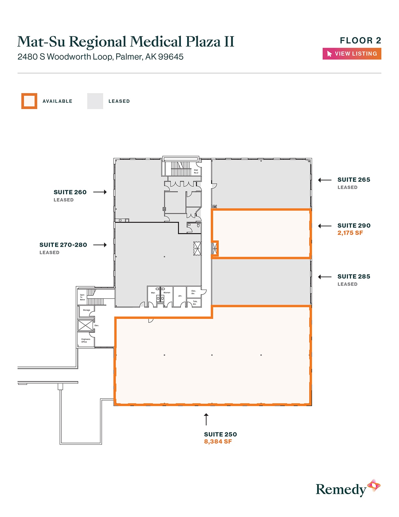 2480 S Woodworth Loop, Palmer, AK à louer Plan d’étage– Image 1 sur 1