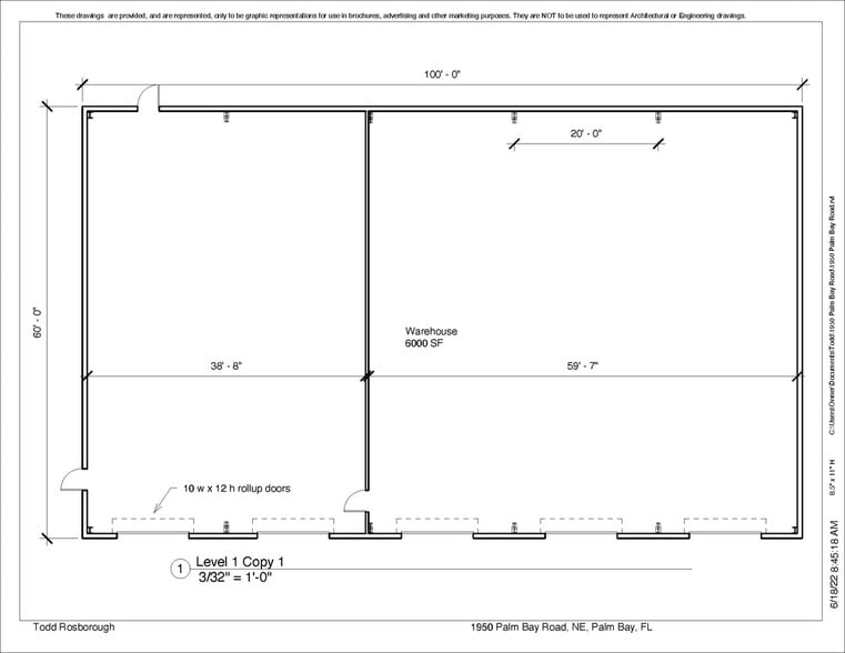 1950 Palm Bay Rd NE, Palm Bay, FL à vendre - Plan d’étage – Image 2 sur 2