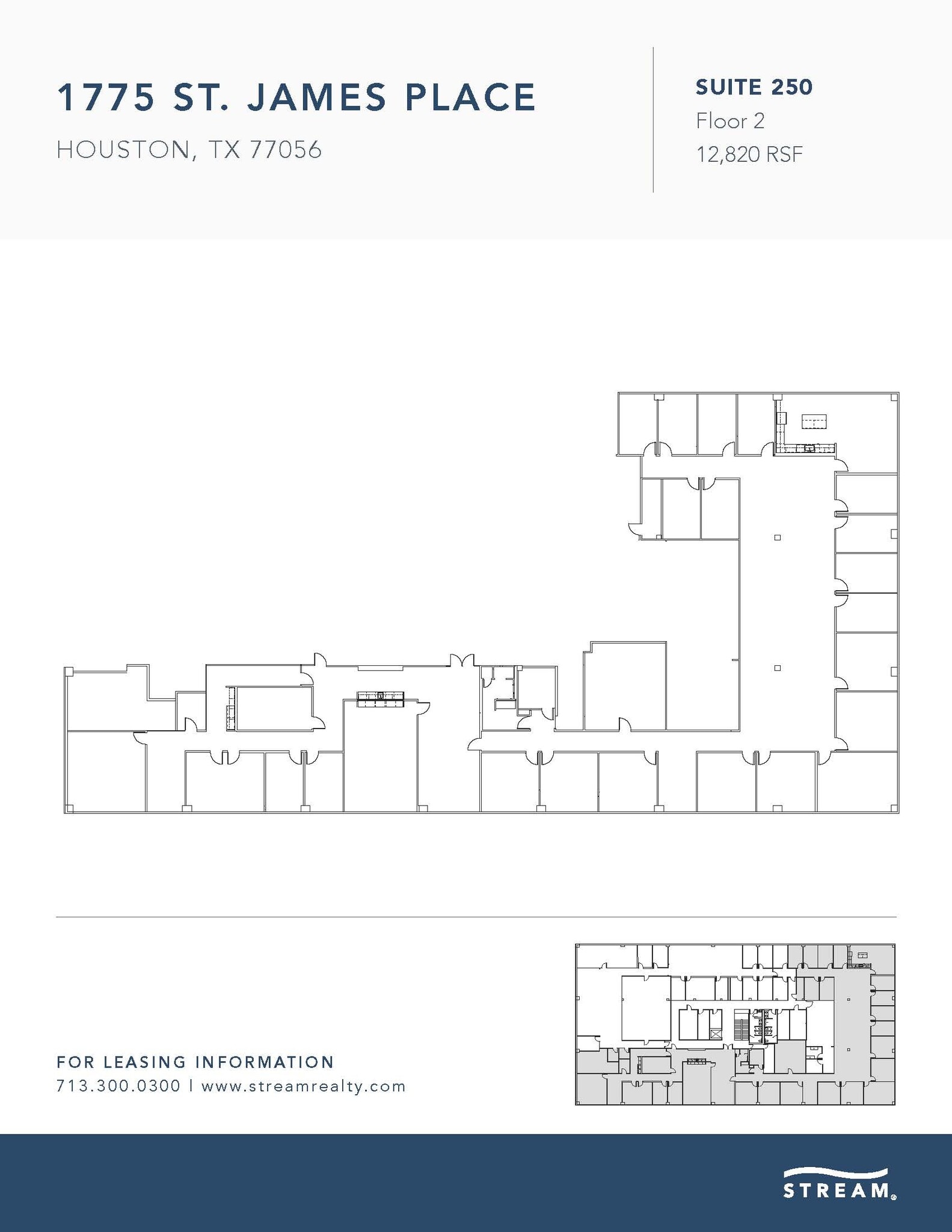 1775 St James Pl, Houston, TX à louer Plan d’étage– Image 1 sur 1