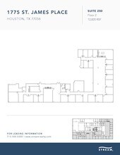 1775 St James Pl, Houston, TX à louer Plan d’étage– Image 1 sur 1