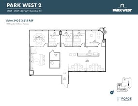 1501-1507 Lyndon B Johnson Fwy, Dallas, TX à louer Plan d’étage– Image 1 sur 1