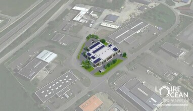 Saint-Hilaire-de-Chaléons - Vue aérienne vue de carte