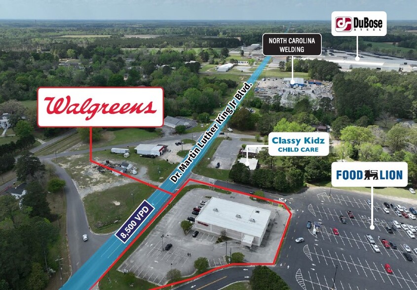 218 East Doctor M.L.K. Jr Blvd, Roseboro, NC à vendre - Photo de l’immeuble – Image 3 sur 7