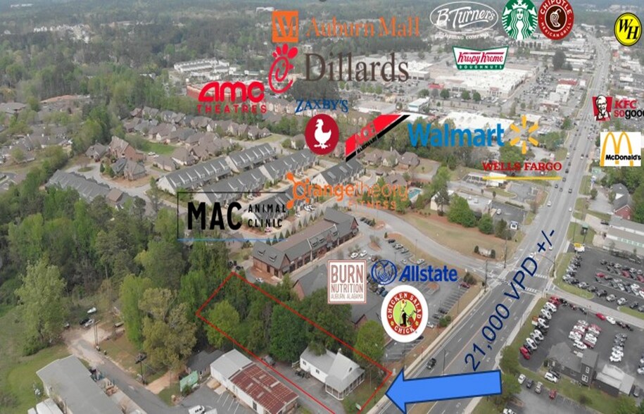 1319 Opelika Rd, Auburn, AL à vendre - Photo de l’immeuble – Image 1 sur 13