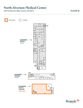 630 N Alvernon Way, Tucson, AZ à louer Plan d’étage– Image 1 sur 2