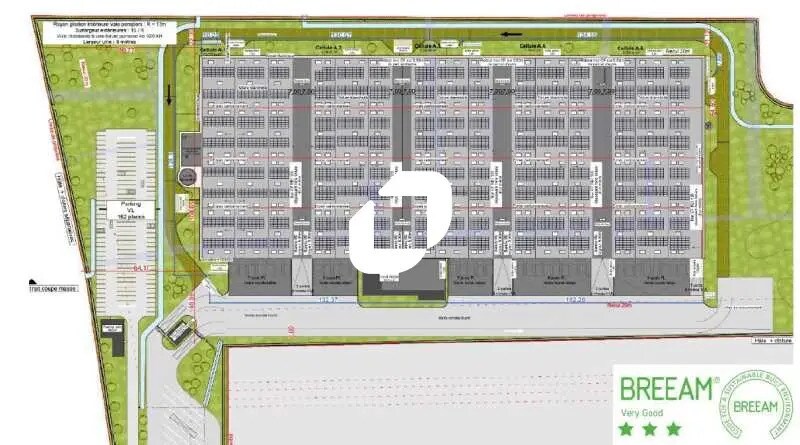 Industriel/Logistique dans Marck à louer - Plan d’étage – Image 2 sur 2