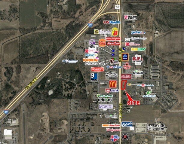 SEC Hwy 51 & Eastridge Rd, Portage, WI à louer Photo principale– Image 1 sur 2