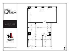 123 W Madison St, Chicago, IL à louer Plan d’étage– Image 1 sur 1