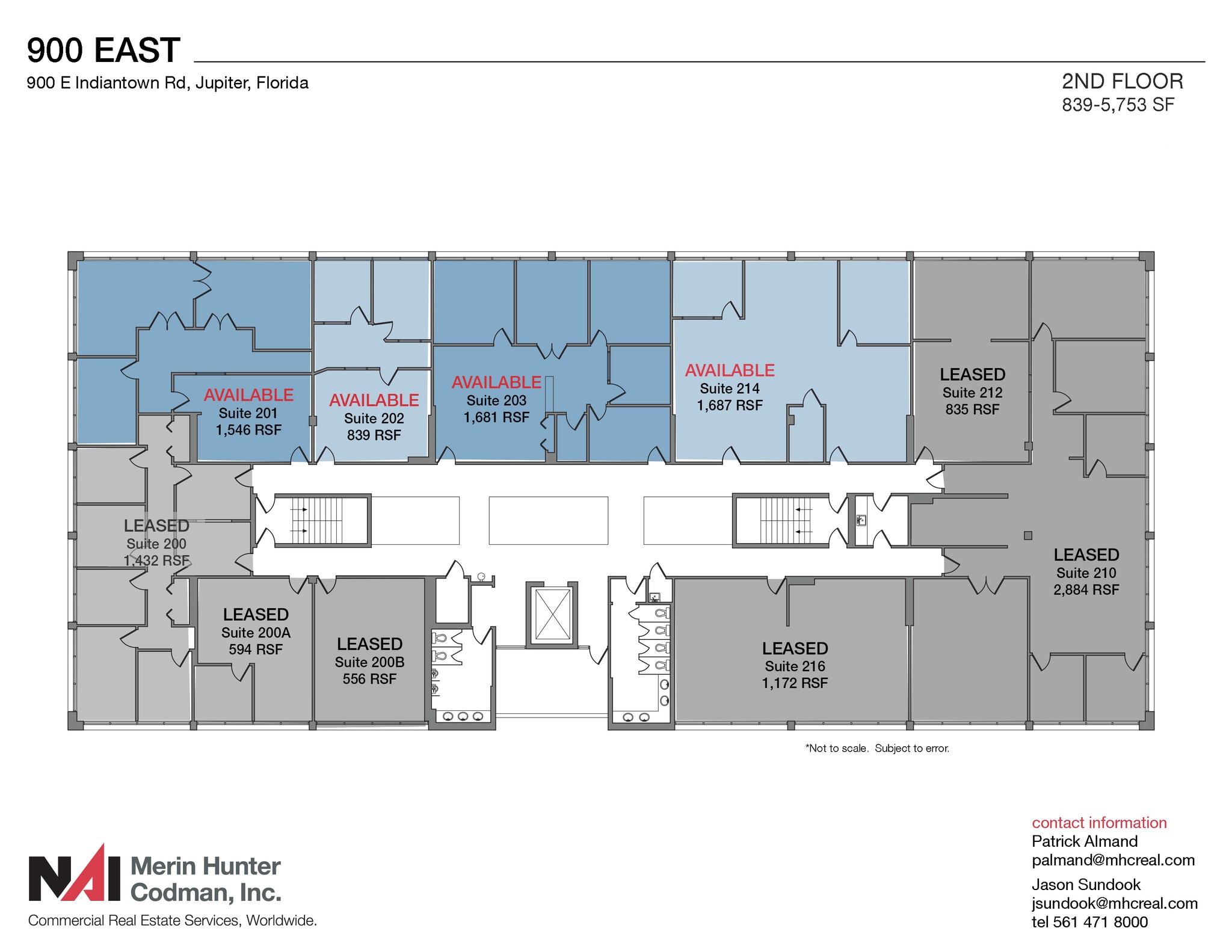 900 E Indiantown Rd, Jupiter, FL à louer Plan d’étage– Image 1 sur 2