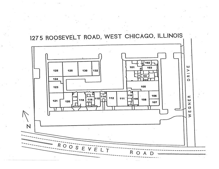 1275 W Roosevelt Rd, West Chicago, IL à louer - Plan de site – Image 1 sur 4