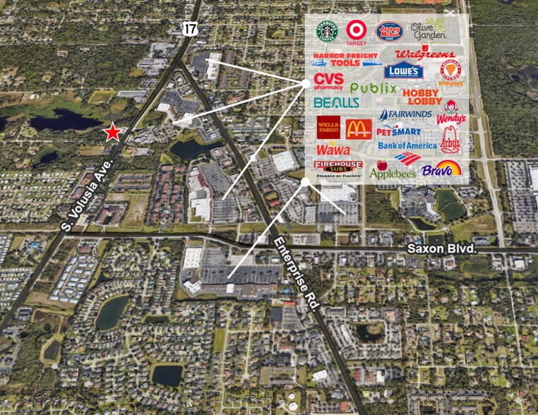 2495 S Volusia Ave, Orange City, FL à vendre - Aérien – Image 3 sur 3