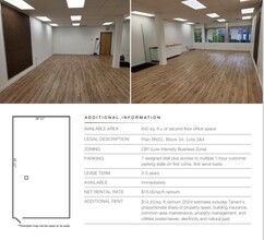 10122 124th St, Edmonton, AB à louer Plan d’étage– Image 1 sur 1