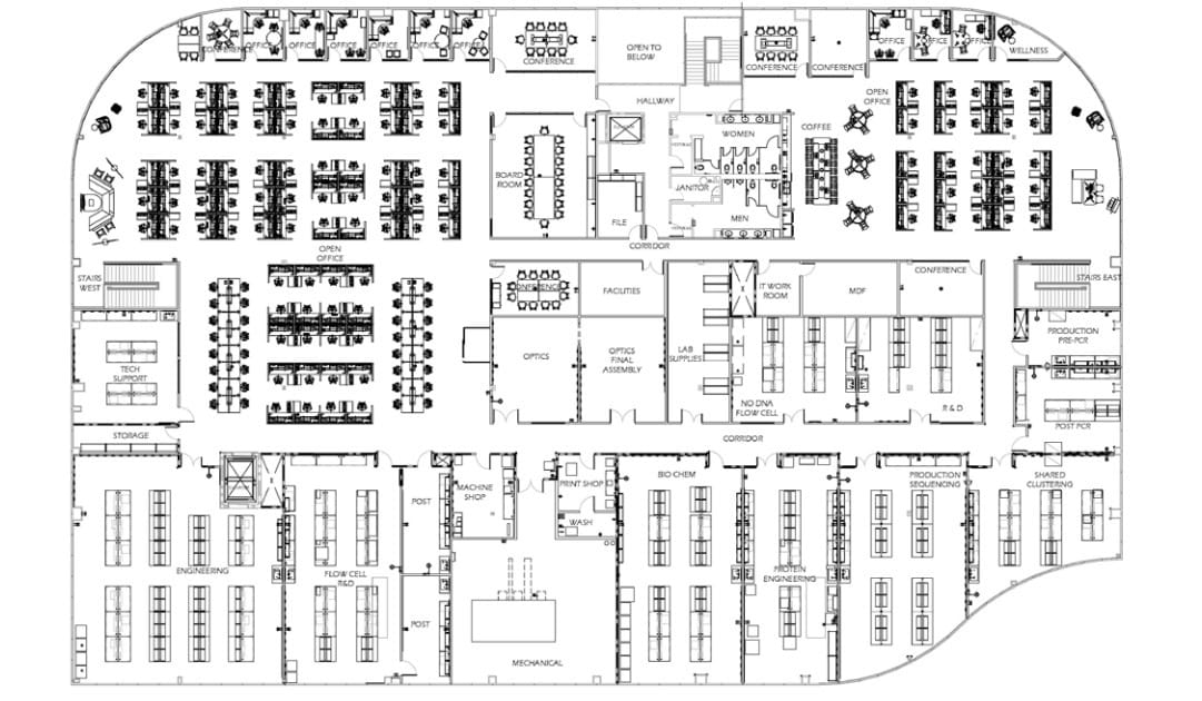 6965 Lusk Blvd, San Diego, CA à louer Plan d’étage– Image 1 sur 1