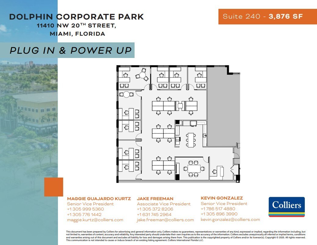11410 NW 20th St, Miami, FL à louer Plan d’étage– Image 1 sur 2
