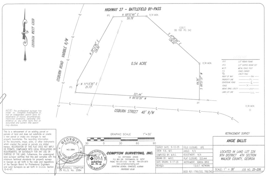 0 Osburn Rd, Chickamauga, GA à vendre - Autre – Image 3 sur 3