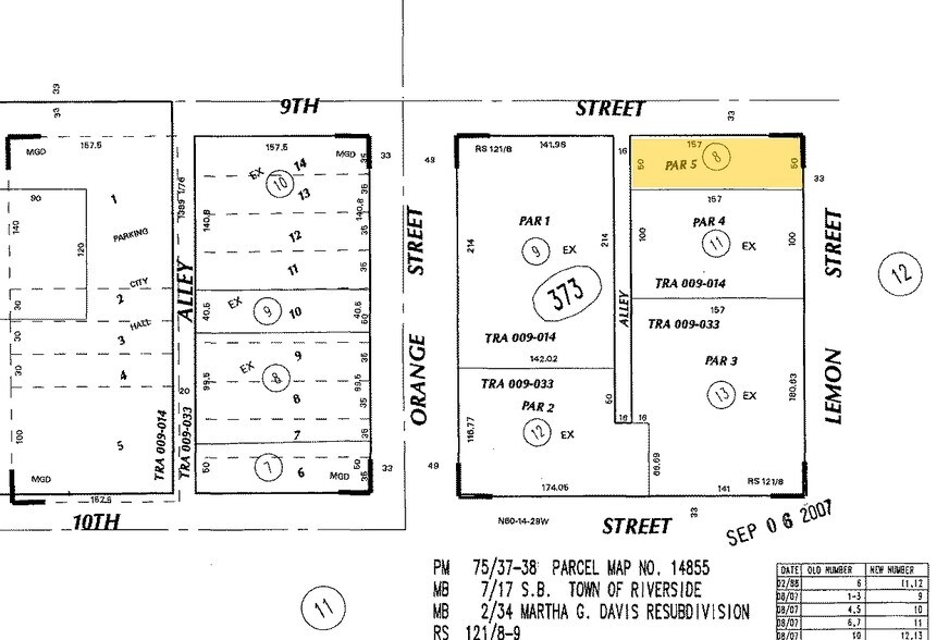 3516 9th St, Riverside, CA à louer - Plan cadastral – Image 3 sur 4