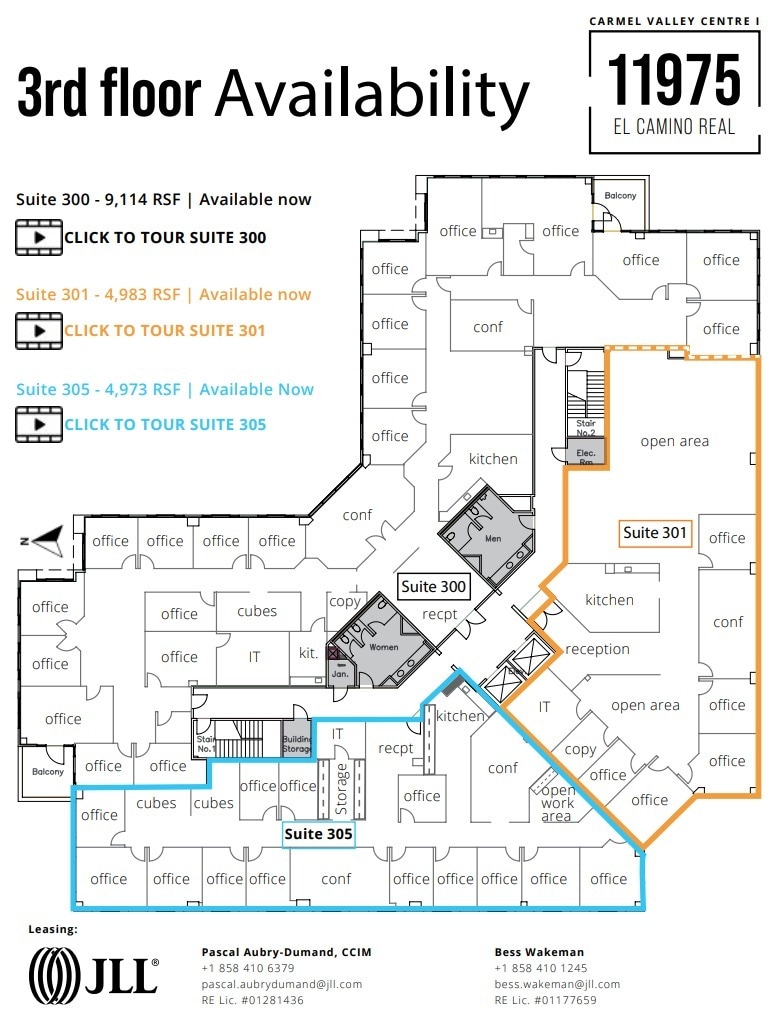 11975 El Camino Real, San Diego, CA à louer Plan d’étage– Image 1 sur 1