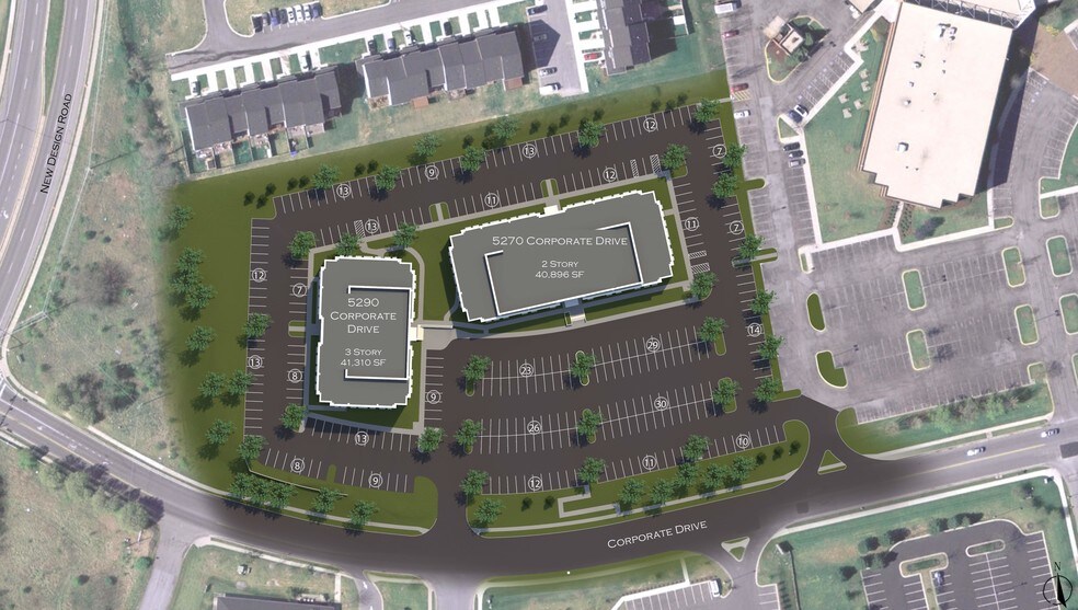 5290 Corporate Dr, Frederick, MD à louer - Plan de site – Image 1 sur 4