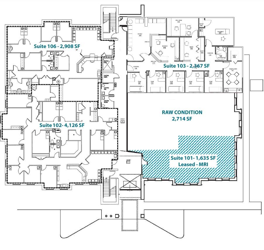 864 Stearns Rd, Bartlett, IL à louer Plan d’étage– Image 1 sur 1