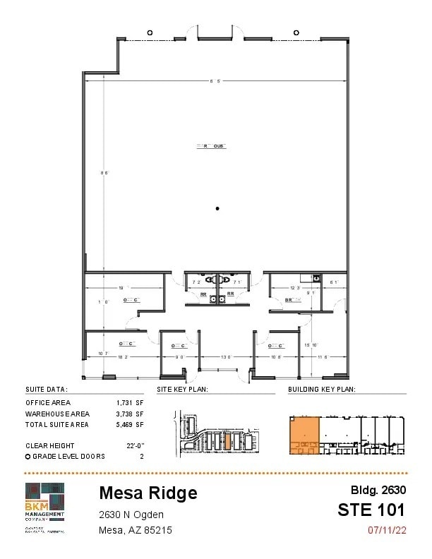 4215 E McDowell Rd, Mesa, AZ à louer Plan d’étage– Image 1 sur 1