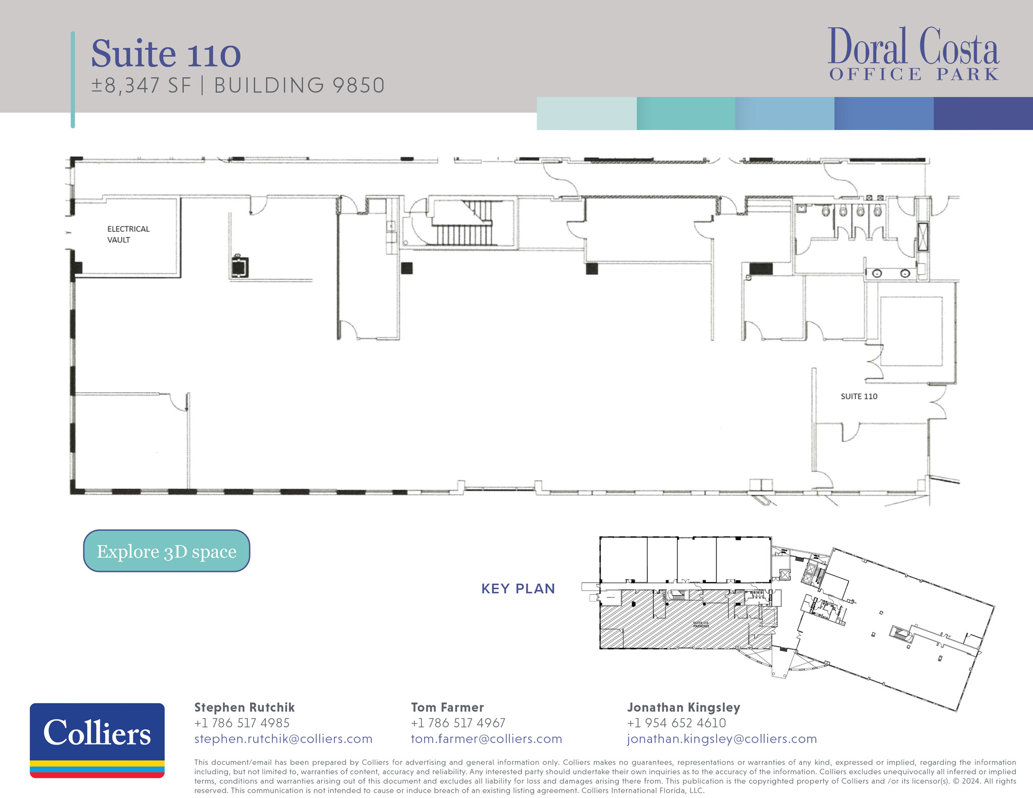 9850 NW 41st St, Doral, FL à louer Plan d’étage– Image 1 sur 1