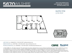 5670 Wilshire Blvd, Los Angeles, CA à louer Plan d’étage– Image 1 sur 1