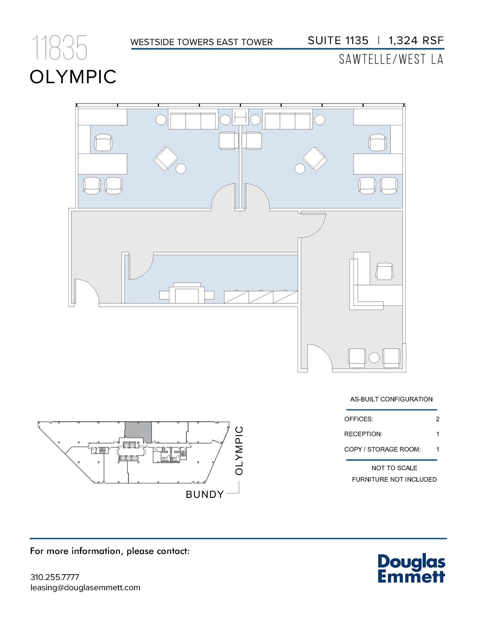 11845 W Olympic Blvd, Los Angeles, CA à louer Plan d’étage– Image 1 sur 1