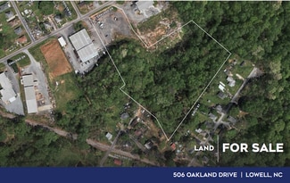 Plus de détails pour 506 Oakland Dr, Lowell, NC - Terrain à vendre