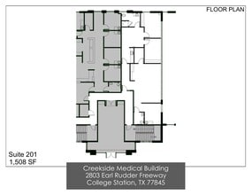 2803 Earl Rudder Freeway, College Station, TX à louer Plan d’étage– Image 2 sur 2