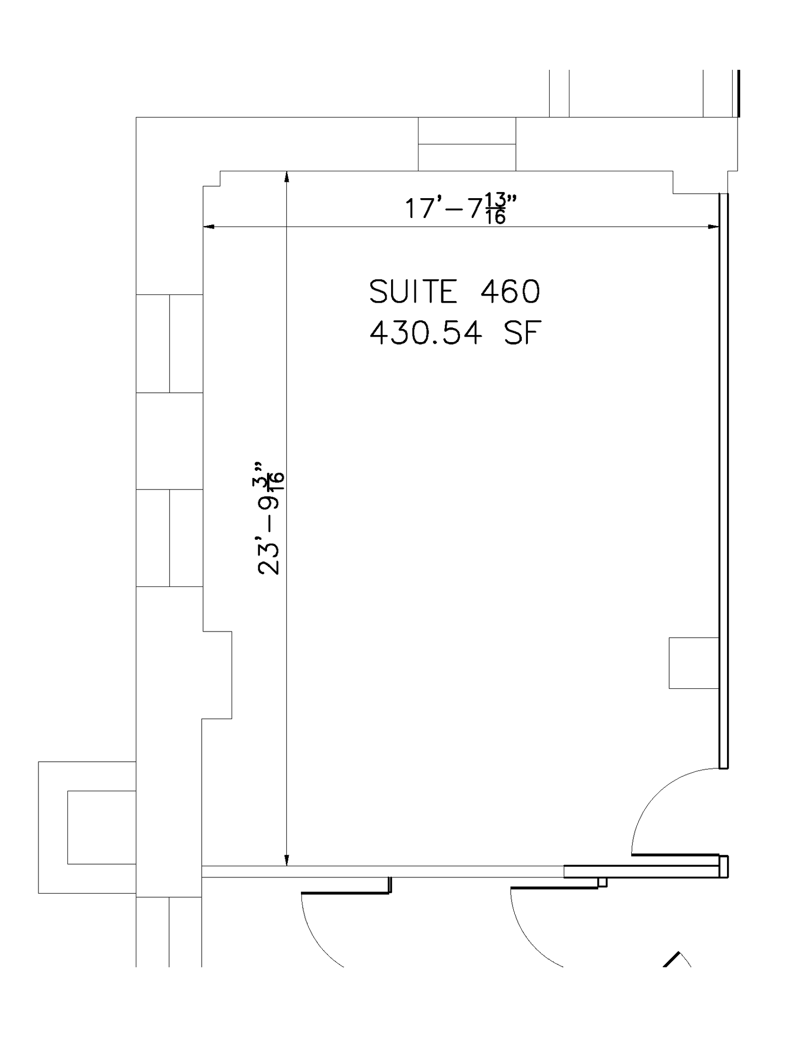 205 N College Ave, Bloomington, IN à louer Plan d’étage– Image 1 sur 13