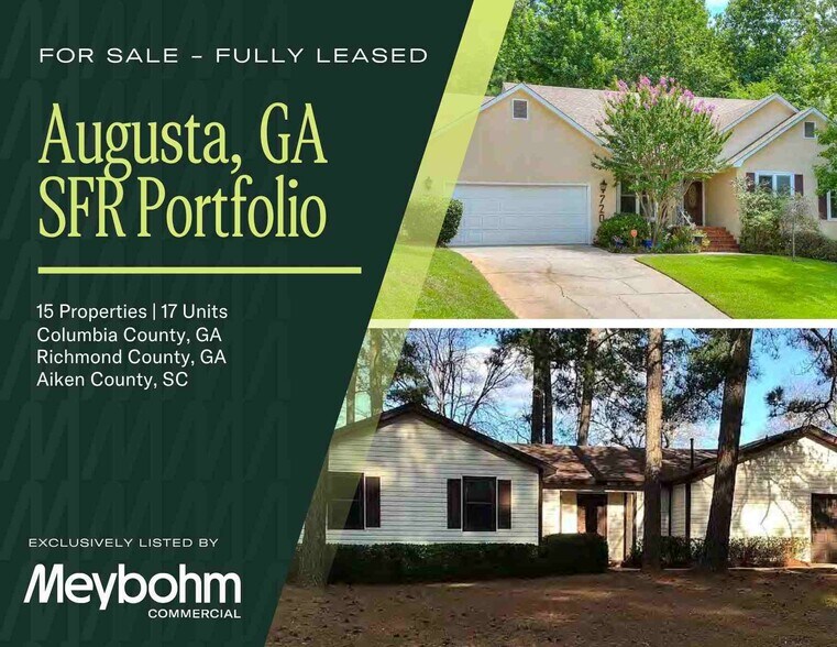 Augusta, GA SFR Portfolio portefeuille de 1 biens à vendre sur LoopNet.fr - Photo de l’immeuble – Image 1 sur 20