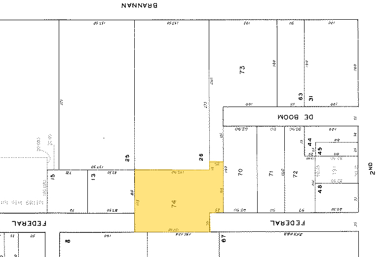 60 Federal St, San Francisco, CA à vendre - Plan cadastral – Image 2 sur 9