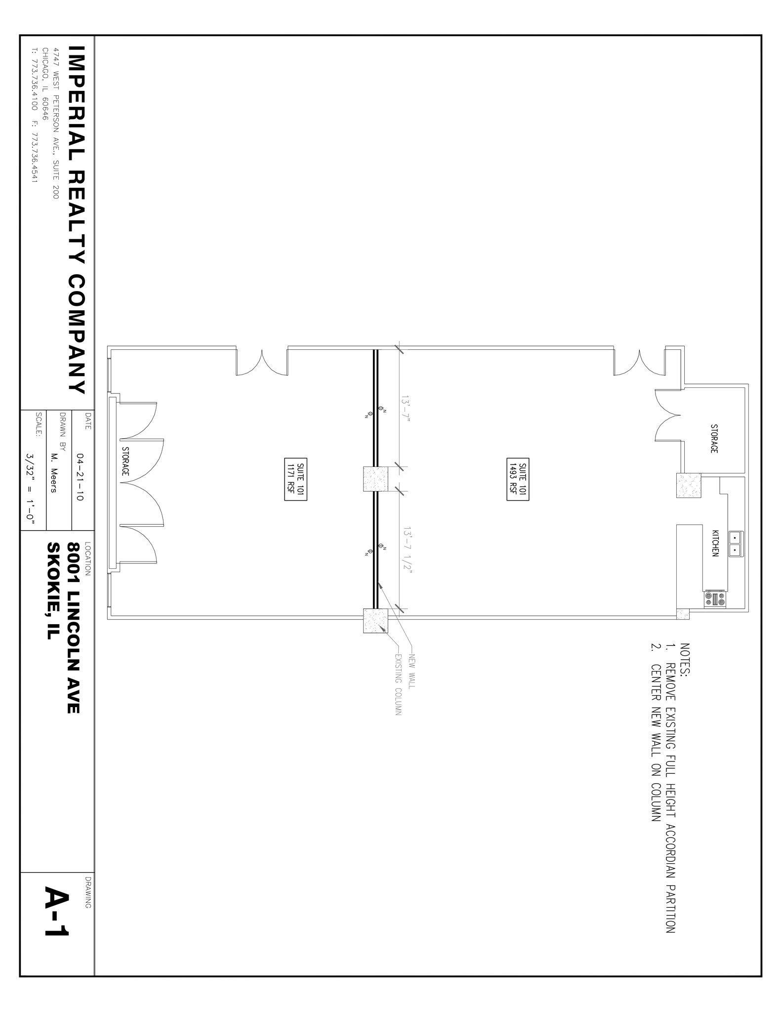 8001 Lincoln Ave, Skokie, IL à louer Plan de site– Image 1 sur 4