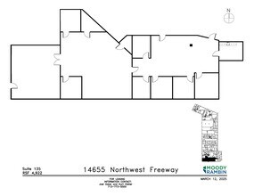 14655 Northwest Fwy, Houston, TX à louer Plan d’étage– Image 1 sur 1
