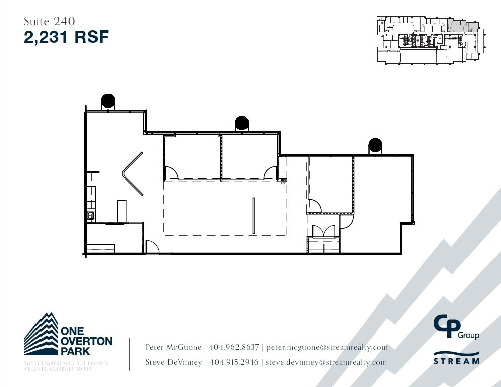 3625 Cumberland Blvd SE, Atlanta, GA à louer Plan d’étage– Image 1 sur 1