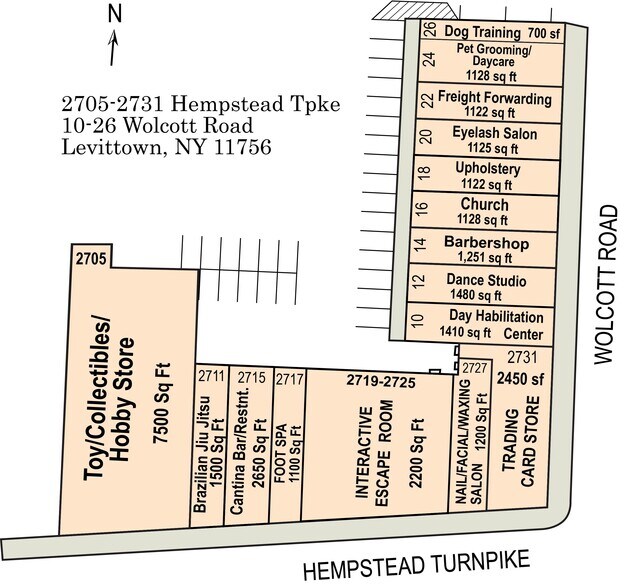 2705-2731 Hempstead Tpke, Levittown, NY à vendre - Photo de l’immeuble – Image 3 sur 6