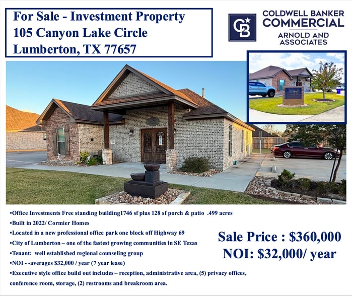 105 Canyon Lake Cir, Lumberton, TX à vendre - Photo principale – Image 1 sur 17
