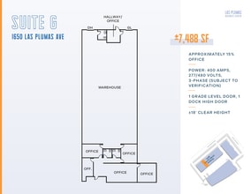1670 Las Plumas Ave, San Jose, CA à louer Plan d’étage– Image 1 sur 1