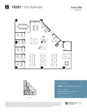 18301 Von Karman Ave, Irvine, CA à louer Plan d’étage– Image 1 sur 1