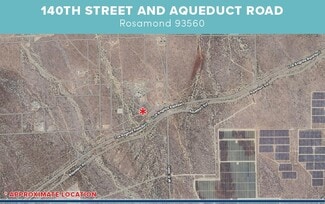 Plus de détails pour 140th Street and Aqueduct Road – Terrain à vendre, Rosamond, CA