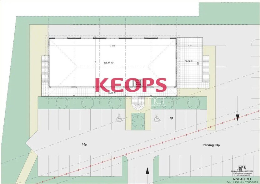 Local commercial dans Aucamville à louer - Plan d’étage – Image 3 sur 6
