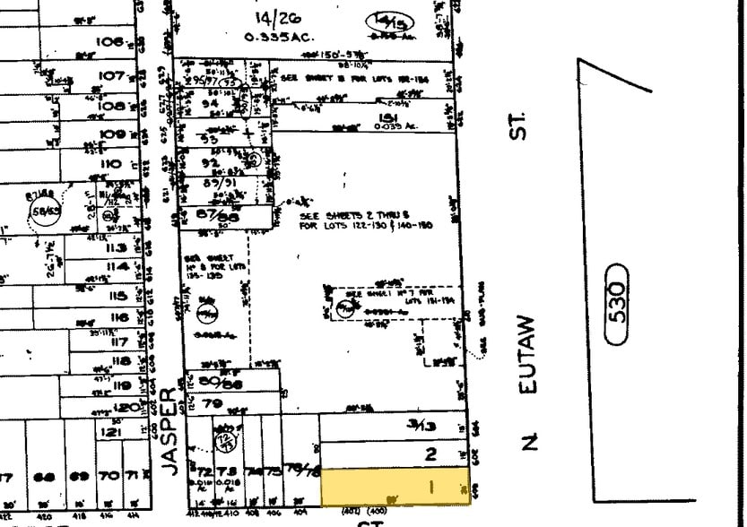 600 N Eutaw St, Baltimore, MD à vendre - Plan cadastral – Image 2 sur 31