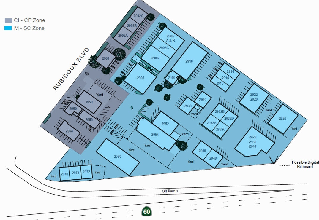 2902-2976 Rubidoux Blvd, Jurupa Valley, CA à louer Plan de site– Image 1 sur 1