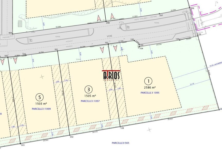 Terrain dans Signes à vendre - Plan de site – Image 1 sur 1