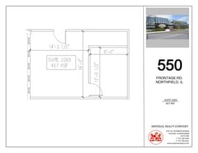 540-550 W Frontage Rd, Northfield, IL à louer Plan de site– Image 1 sur 1