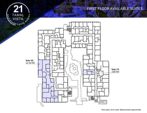 21 Tamal Vista Blvd, Corte Madera, CA à vendre Plan d’étage– Image 1 sur 1