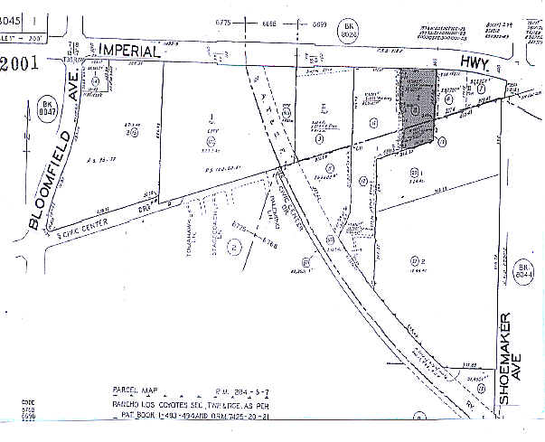 12848 Imperial Hwy, Santa Fe Springs, CA à louer - Plan cadastral – Image 2 sur 2